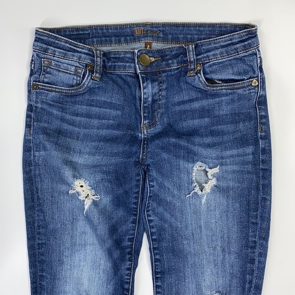 KUT Distressed Skinny Ankle Size 2 KP176MB8 - Picture 2 of 12